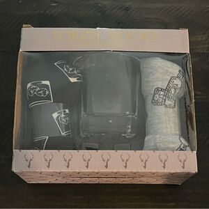 Lord’s Rocks Men’s Whiskey Themed Gift Set (XL) New in Box!